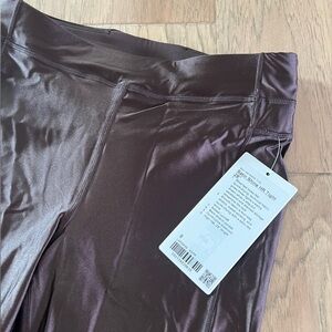 Lululemon Satin Shine Brown HR Tight Leggings